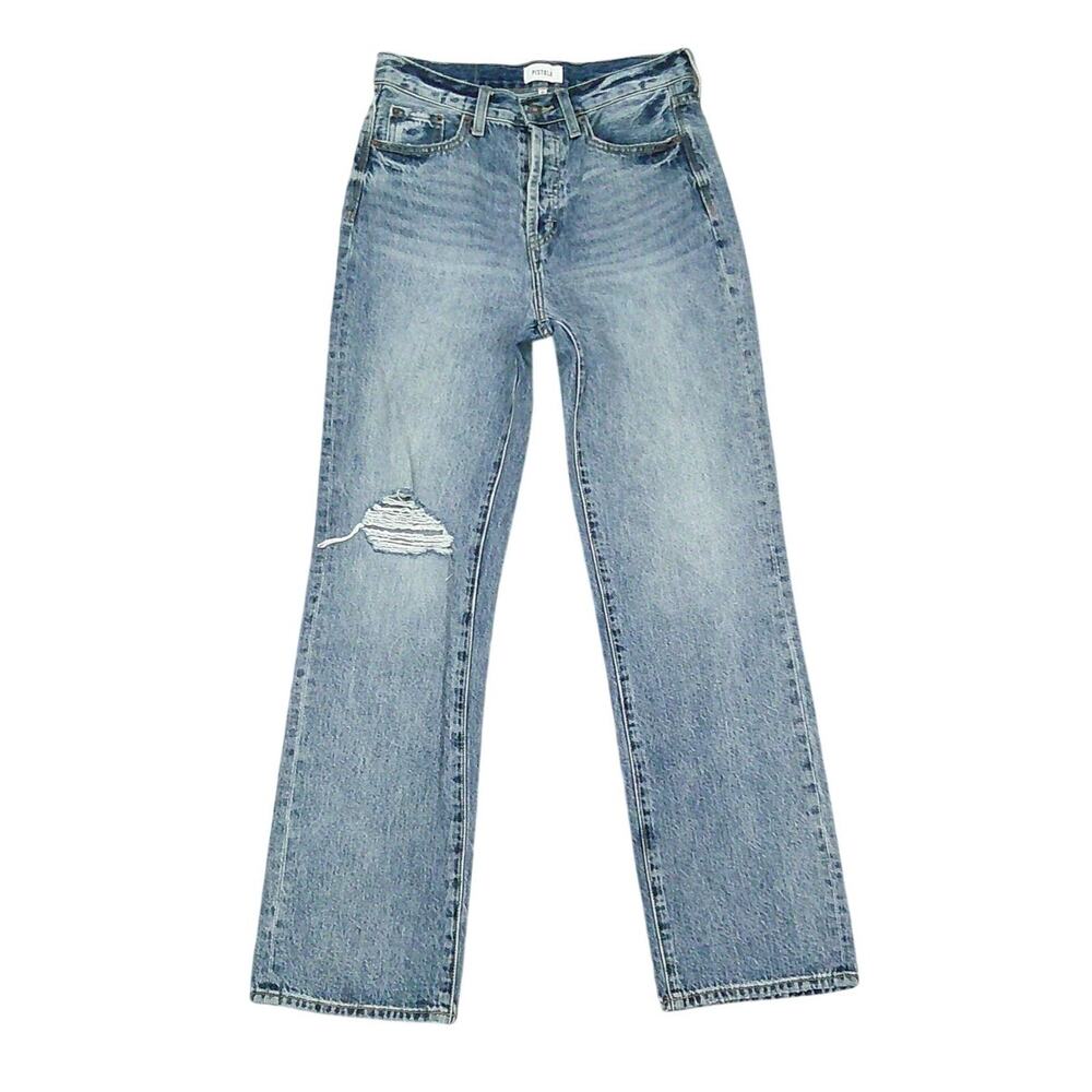 Pistola Cassie Straight Leg Button Fly Jeans